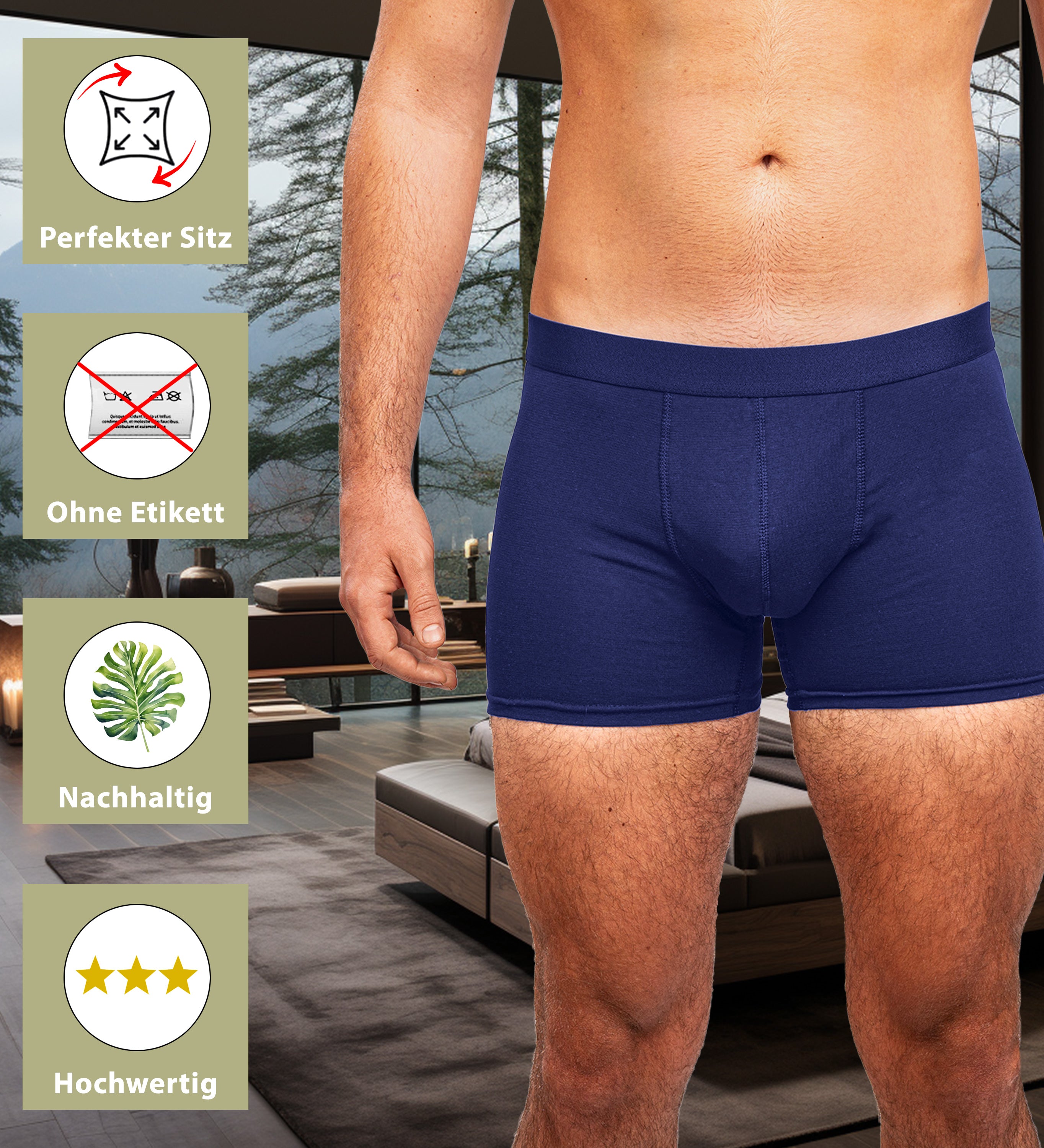 Boxershorts atmungsaktiv Clearance